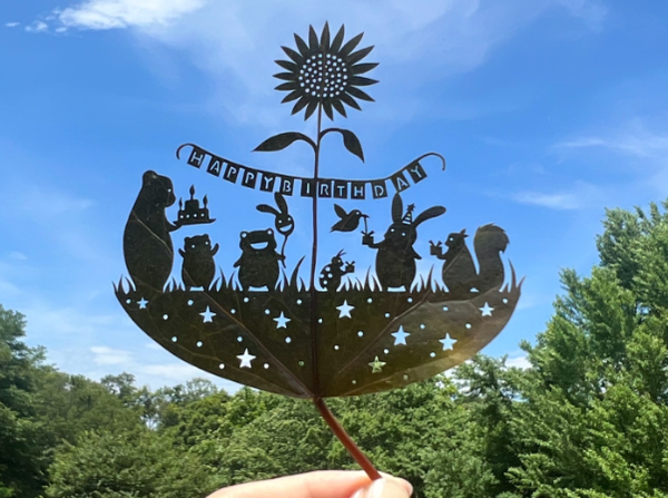 【仙台エリア発】 福島県立美術館「大ゴッホ展 夜のカフェテラス」と世界でここだけの葉っぱ切り絵の美術館(日帰り)2